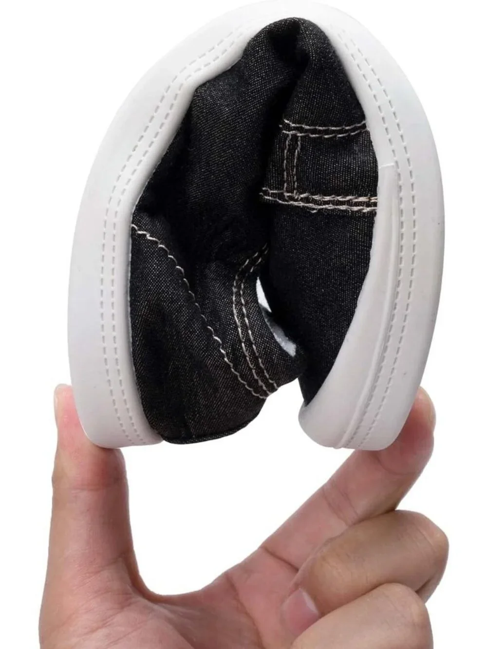 Women's Black Comfortable Lace-Up Flat Breathable Walking Casual Sneakers
